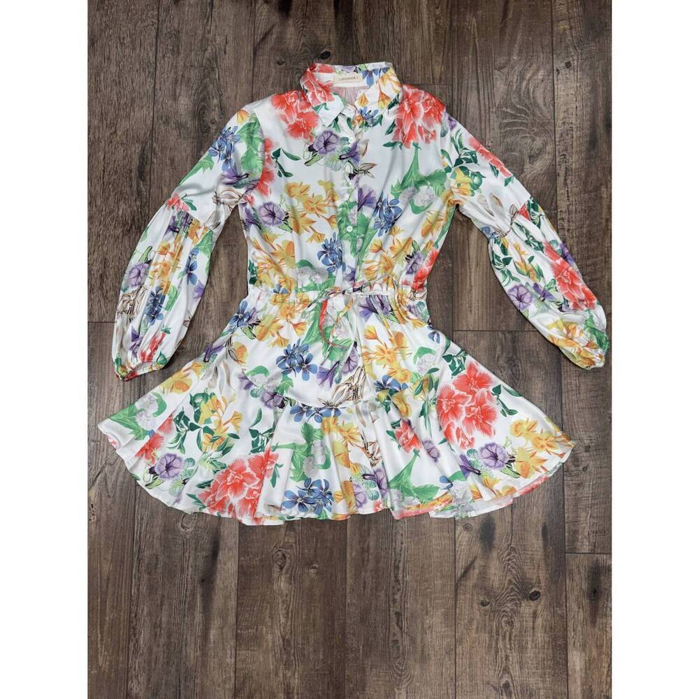 NEW LAVENDER J women's nicar dress in floral